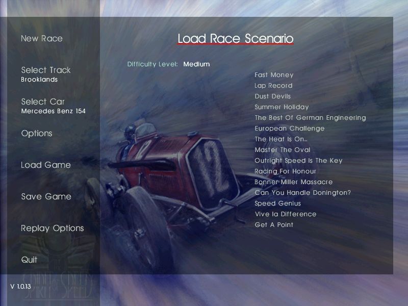 Spirit of Speed 1937 screenshot 4 for Sega Dreamcast